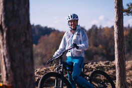 HAVEN Cyklistická přilba - TOLTEC LUMIERE - bílá/modrá