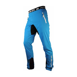 HAVEN Cyklistické kalhoty dlouhé bez laclu - NALISHA LONG - modrá/bílá