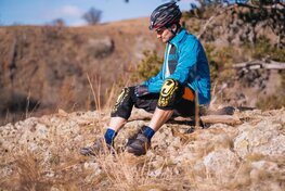 HAVEN Cyklistická přilba - TOLTEC LUMIERE - černá/červená