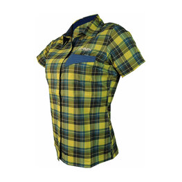 HAVEN košile - AGNESS SLIMFIT - modrá/žlutá