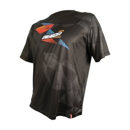 HAVEN Cyklistický dres s krátkým rukávem - ENERGIZER CRAZY SHORT - černá/červená/modrá