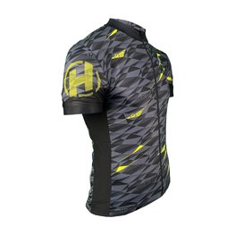 HAVEN Cyklistický dres s krátkým rukávem - SKINFIT NEO - černá/zelená