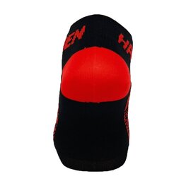 HAVEN Cyklistické ponožky kotníkové - SNAKE SILVER NEO 2PAK - černá/červená