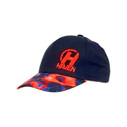 HAVEN Cyklistická čepice - FULLFIT - červená/černá
