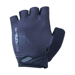 HAVEN Cyklistické rukavice krátkoprsté - NOMIC - černá