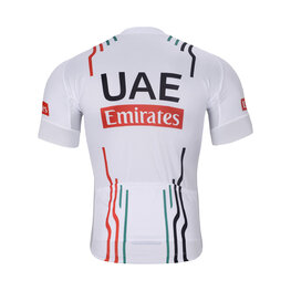 BONAVELO Cyklistický dres s krátkým rukávem - UAE 2024 - bílá/červená