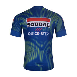 BONAVELO Cyklistický dres s krátkým rukávem - SOUDAL-QUICKSTEP 2026 - modrá/zelená