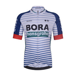 BONAVELO Cyklistický dres s krátkým rukávem - BORA KID 2026 - bílá/vícebarevná