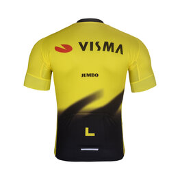 BONAVELO Cyklistický dres s krátkým rukávem - VISMA 2026 - žlutá/černá