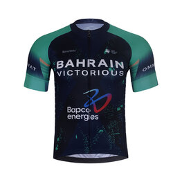 BONAVELO Cyklistický dres s krátkým rukávem - BAHRAIN VICTORIOUS 2026 - modrá/vícebarevná