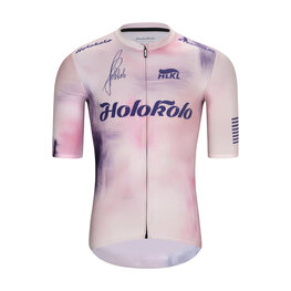 HOLOKOLO Cyklistický dres s krátkým rukávem - TEAM SPIRIT - béžová