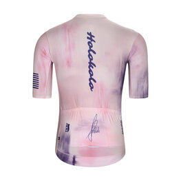 HOLOKOLO Cyklistický dres s krátkým rukávem - TEAM SPIRIT - béžová