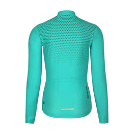 RIVANELLE Cyklistický dres s dlouhým rukávem zimní - STARLIGHT WINTER  - tyrkysová