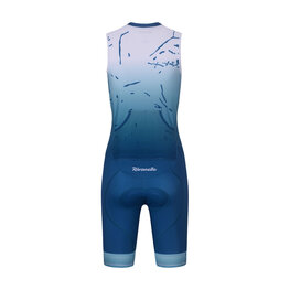 RIVANELLE Cyklistická kombinéza - SNIPP - bílá/tyrkysová