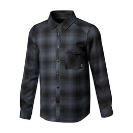 IXS košile - CARVE 1.0 - antracitová/černá