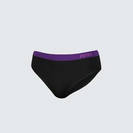 ZONE3 kalhotky - SEAMLESS BRIEFS - černá