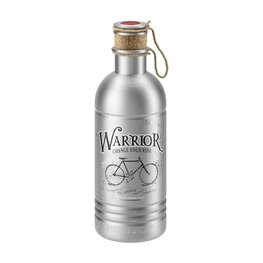 ELITE Cyklistická láhev na vodu - VINTAGE ALU 600 - stříbrná