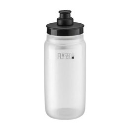 ELITE Cyklistická láhev na vodu - FLY TEX 550 ml - transparentní