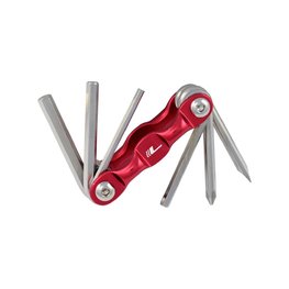 LONGUS multiklíč - WAVE 6 - červená