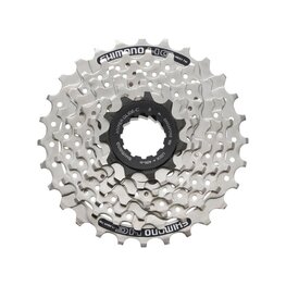 SHIMANO kazeta - CASSETTE HG41 7 11-28 - stříbrná/černá
