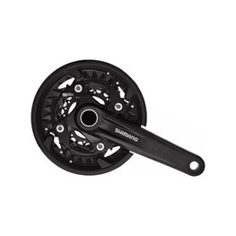 SHIMANO kliky s převodníkem - SLX MT500 40-30-22 3x10 - černá