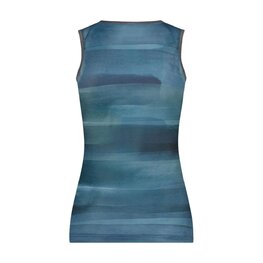 SHIMANO Cyklistické triko bez rukávů - VERTEX SL - modrá