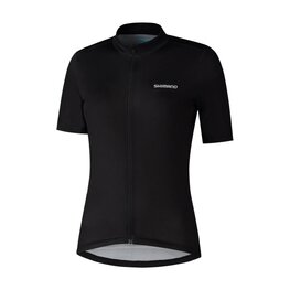 SHIMANO Cyklistický dres s krátkým rukávem - ELEMENT - černá