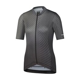 SHIMANO Cyklistický dres s krátkým rukávem - YURI - šedá