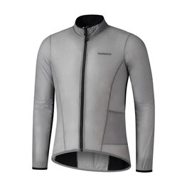 SHIMANO Cyklistická větruodolná bunda - BEAUFORT WINDBREAKER LIGHT - šedá