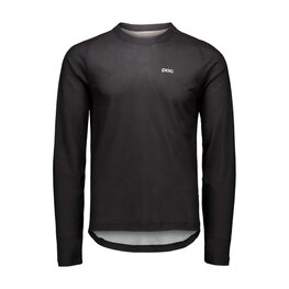 POC Cyklistický dres s dlouhým rukávem letní - MOTION AIR L/S - černá