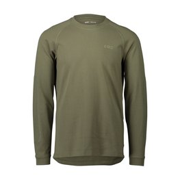 POC Cyklistický dres s dlouhým rukávem letní - POISE CREW - zelená