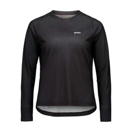 POC Cyklistický dres s dlouhým rukávem letní - MOTION AIR L/S - černá