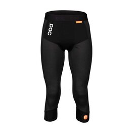 POC Cyklistické spodky - RESISTANCE LAYER TIGHTS - černá/oranžová