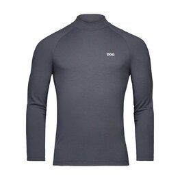 POC Cyklistické triko s dlouhým rukávem - MOCK NECK JERSEY - šedá