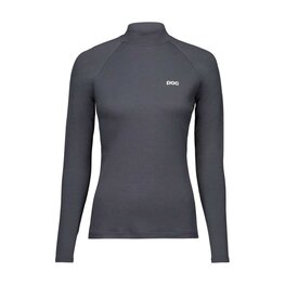 POC Cyklistické triko s dlouhým rukávem - MOCK NECK JERSEY W - šedá