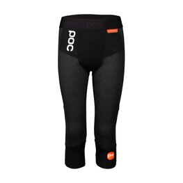 POC Cyklistické spodky - RESISTANCE LAYER TIGHTS JR - černá/oranžová