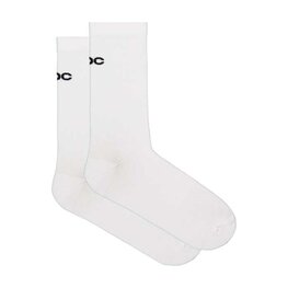 POC Cyklistické ponožky klasické - CADENCE ROAD LONG SOCKS - bílá