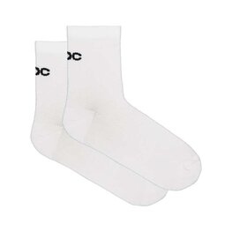 POC Cyklistické ponožky klasické - CADENCE ROAD AIR SOCKS - bílá