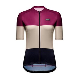 SPIRIT STRIPES - fialová/černá/béžová