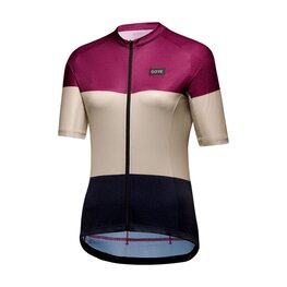 SPIRIT STRIPES - fialová/černá/béžová