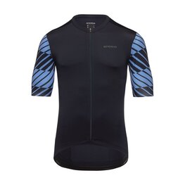 GORE Cyklistický dres s krátkým rukávem - SWIFTRIDE OPTICAL - černá/modrá