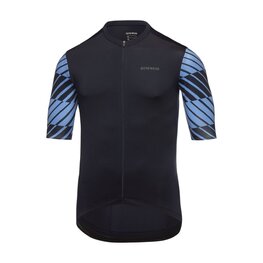 GORE Cyklistický dres s krátkým rukávem - SWIFTRIDE OPTICAL - černá/modrá