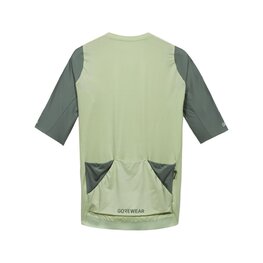 GORE Cyklistický dres s krátkým rukávem - DISTANCE 2.0 - zelená