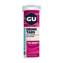 GU Cyklistická výživa - HYDRATION DRINK TABS 54 G TRIBERRY