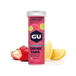 GU nápoj - DRINK TAABS 54 g STRAWBERRY HIBISCUS