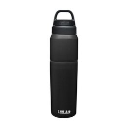 CAMELBAK Cyklistická láhev na vodu - MULTIBEV VACUUM STEINLESS 0,65L/0,5L - černá