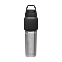 CAMELBAK Cyklistická láhev na vodu - MULTIBEV VACUUM STEINLESS 0,65L/0,5L - černá