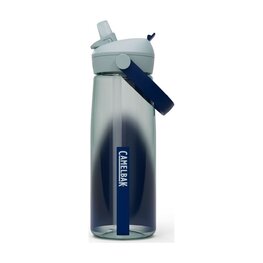 CAMELBAK Cyklistická láhev na vodu - THRIVE FLIP STRAW 0,75L - modrá/transparentní