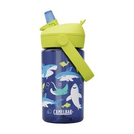 CAMELBAK Cyklistická láhev na vodu - THRIVE FLIP STRAW KIDS 0,4l - modrá/žlutá