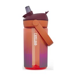CAMELBAK Cyklistická láhev na vodu - THRIVE FLIP STRAW KIDS 0,4 l - oranžová/vícebarevná
